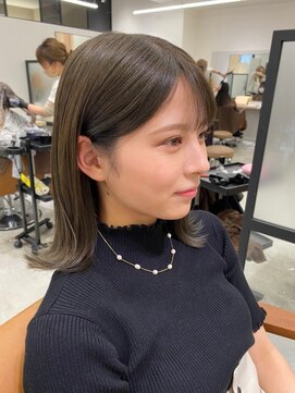 ミリー 梅田店(milly) 似合わせ切りっぱなしこなれミディ×透明感美髪♪【milly梅田】