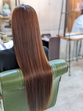 ムー(moo.) 斜めバング/グレージュカラー/シルキーベージュ/矢場町