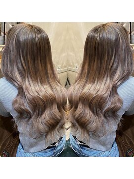 リエコー(RE'ECHO) グラデーションカラー×プルエクステ