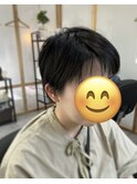 短めバングのベリーショート