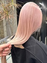 ソル ジングウマエ(SOL JINGUMAE)&nbsp;ダブルカラーピンクベージュベージュカラーケアブリーチレイヤー