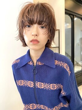 シータ(sheta) 【表参道sheta/中澤】前髪ピンクベージュ マチルダボブ