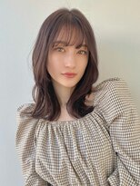 ヴィオットバイサロン(Viot by Salon)&nbsp;【片山】前髪マチルダボブピンクベージュツヤ髪