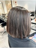 白髪ぼかしハイライト