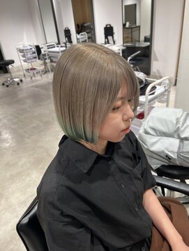 ゴウトゥデイ 渋谷MODI店(GO TODAY) ミルクティーグレーエンドカラー