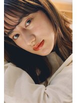 サンド 鹿児島中央(sand)&nbsp;黒髪/グレーベージュ/レイヤーロング/前髪パーマ[鹿児島駅]