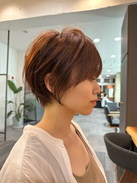 ビューエヒメ(VIEW EHIME) 大人ラフウェーブ20代30代40代ボブブラウンスウィングショート