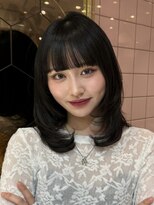 ルームバイシー 新宿(Loom. by Sea)&nbsp;○小顔韓国風カットカラーミディアムレイヤー