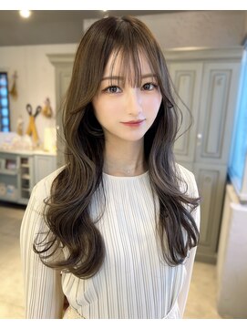 カシュカシュ 表参道(cache cache) ロングレイヤー韓国ヘアくびれヘア