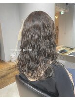 アーク 表参道(arc)&nbsp;ミディアムウェーブパーマ×オリーブベージュ