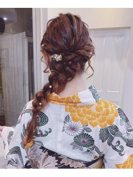 シャルル(charles) 浴衣アレンジ/あみ下ろし編