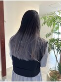 裾カラー　パールグレー