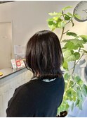 美髪イメチェン外ハネボブ外はねボブ×レイヤーカット3/30