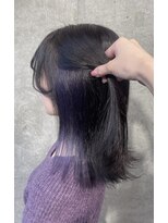 カリーナコークス 原宿 渋谷(Carina COKETH)&nbsp;ブリーチ2回のパープルブルー