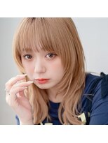 モンド ヘアクリエーション 下荒田店(monde hair creation)&nbsp;【monde】レイヤーカット×ミルクティーベージュ