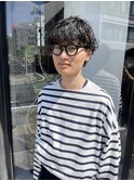ゆるめマッシュパーマ ツーブロックパーマ 無造作パーマ / 井上