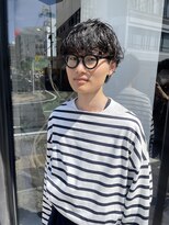 ヘアー アイス ルーチェ(HAIR ICI LUCE)&nbsp;ゆるめマッシュパーマ ツーブロックパーマ 無造作パーマ / 井上