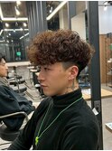 サーフカール メンズパーマ スペインカール メンズカラー