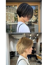 大人女性のくびれショート＋ハイライト　Before→after【清澄白河】