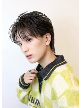 オーシャントーキョー 心斎橋(OCEAN TOKYO WEST) センターパートニュアンスパーマショート