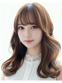 山村/小顔くびれヘア/韓国ヘア/縮毛矯正ストカール/髪質改善銀座