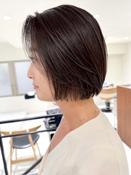 ジル ブラン 福岡(JIL BLAN) ボブ/ショート/レイヤーカット/顔まわり/白髪ぼかし/ハイライト