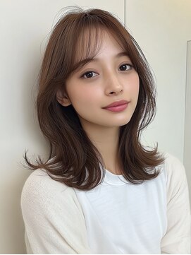 エン 稲毛(enn.) 黒髪/オリーブグレー/小顔/ココアベージュ/稲毛駅