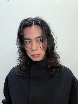 シド 表参道(s.i.d) メンズメイク/グランジパーマ/ニュアンス/ロング/ナチュラル