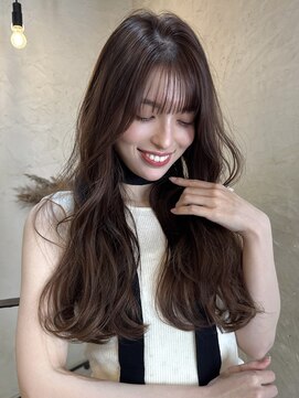 たぷっとした重さとふわふわ巻きが可愛さUP＊ロングヘア