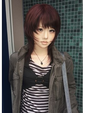 オルン(ORGN.) ☆ワインレッド？ブラウンレッド？☆ こっくりカラー　デザイン