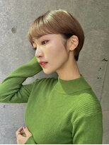 ロンド 銀座(Lond)&nbsp; ☆【春日】オリーブグレー/ショート/顔周りレイヤー/髪質改善52