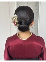 スタジオカラー(Studio Color)&nbsp;タイトシニヨン×袴のお着付け