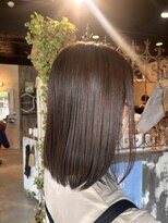 サンカリ 真法院店(SANKARI) 【艶感たっぷりのナチュラルボブ】