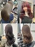 初回人気No1☆カット+透明感カラー+ケアトリートメント¥17160→¥11000