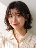 ユニット 蕨西口店(UNIT)&nbsp;ショートボブ髪型20代30代40代50代前髪あり前髪なし面長丸顔蕨