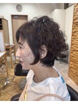 エリーザ 川越駅前店(Elisa)&nbsp;イルミナカラー白髪ぼかし＆トステアパーマで大人美人ヘア！川越