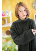 ふんわりAラインの女の子ボブ