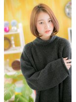 ミック 日暮里店(miq)&nbsp;ふんわりAラインの女の子ボブ