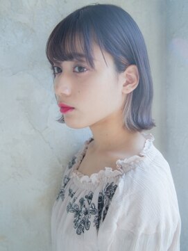 リソ 銀座(RISO) グラデーションカラー×外ハネボブ