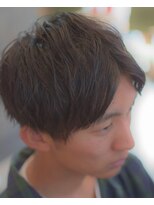 ヘアアイラッシュ リベット(hair eyelash RIVET)&nbsp;センターパート×無造作パーマ