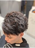 #メンズショート #お任せパーマ#縮毛矯正