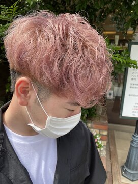 ファーレンピュアスウィート(fahren-pure-suite) メンズマッシュ×ホワイティピンク