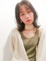 リタ(Lita)&nbsp;大人の切りっぱなしミディ グレージュ☆