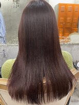 ロイジー(roijir)&nbsp;【roijir 表参道】ブラッドオレンジカラー×ストレート