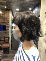 ヘアー クリエイト カルバリ(HAIR CREATE Calbari) ウェービーボブパーマリンク