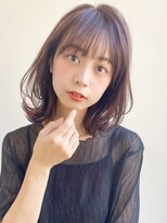 トゥーナ 表参道(tona) 小顔カット・外ハネボブ・くびれヘア・ペールベージュ