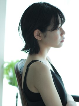 グラス(grass) アッシュブラック タイトショートボブ 20代30代40代