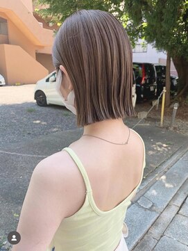 ノエ(noe) ミディアムヘア/デザインカラー/フェイスフレーミング/栄9