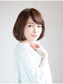 大人可愛い/ショコラアッシュ/ヘルシースタイル/ふんわりカール