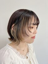 グラードヘアー(Grado hair) ウルフカット インナーカラー